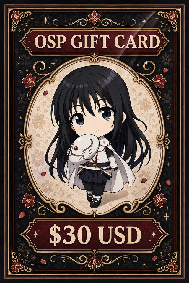 Shizu OSP Gift Card cover