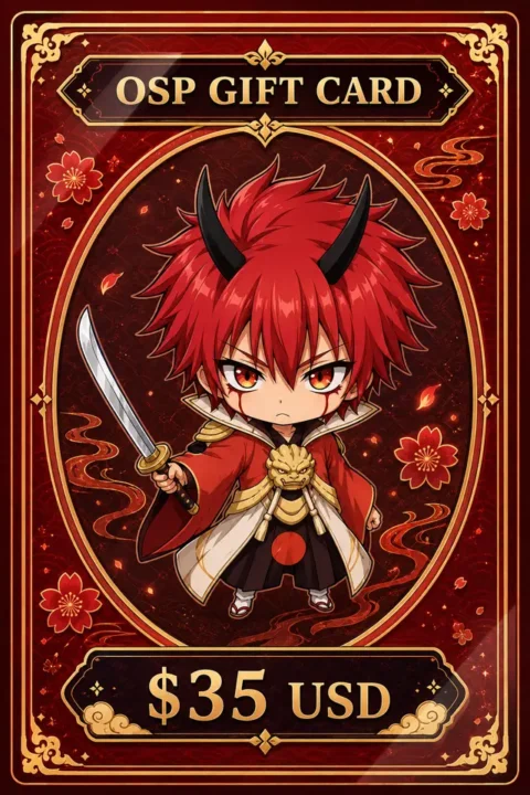 Benimaru OSP Gift Card cover